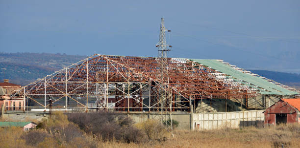 istock Demolished salt warehouse in the old saltworks 1392008707