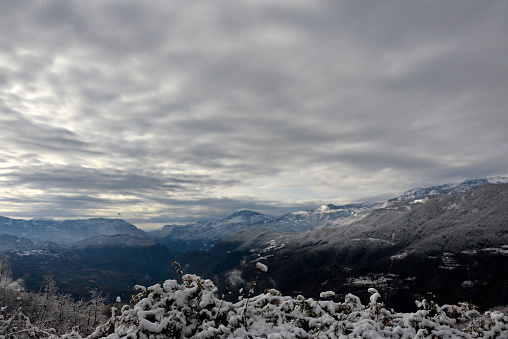 Winter in the mountains