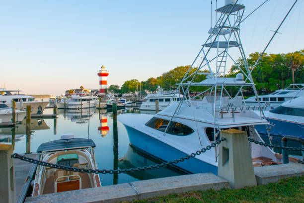 istock Lighthouse at Harbor Town-Hilton Head, South Carolina 1392016858