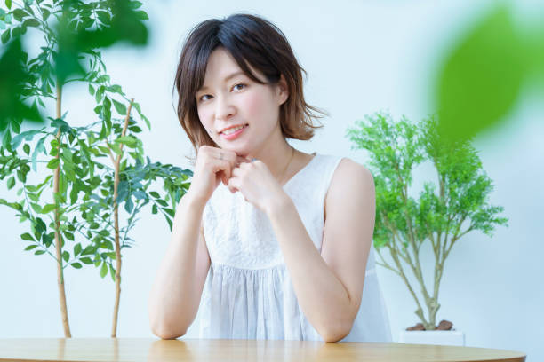 istock A woman with a relaxed look 1392019719
