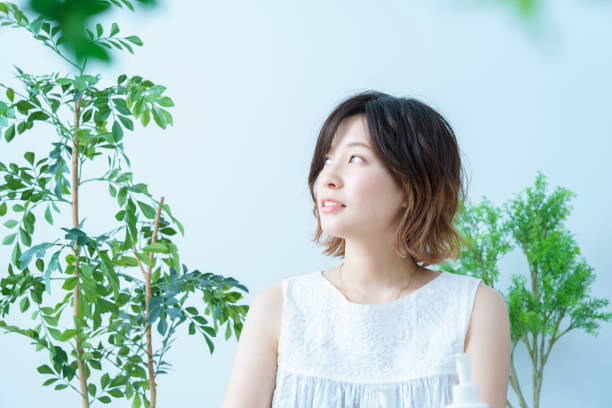 istock A woman with a relaxed look 1392019844