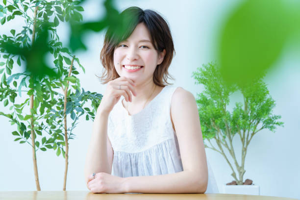 istock A woman with a relaxed look 1392021044