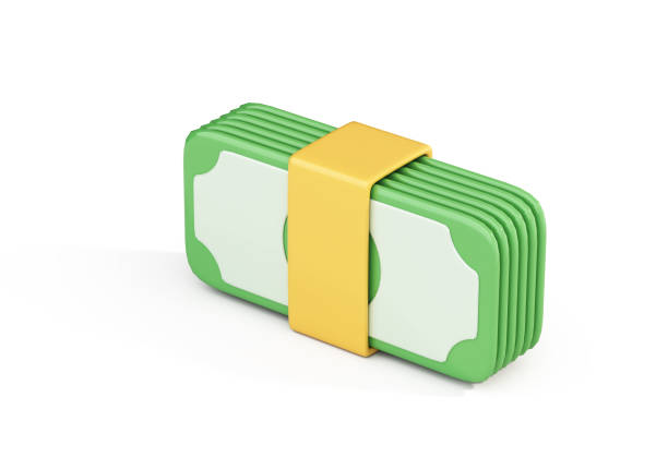 istock 3d icon of money stack on a white background. 3d illustration 1392021990