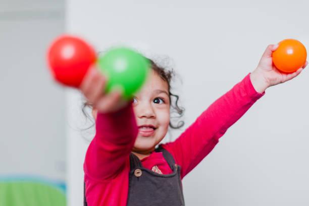 istock Toddler Girl Playing Inside at Home 1392023019