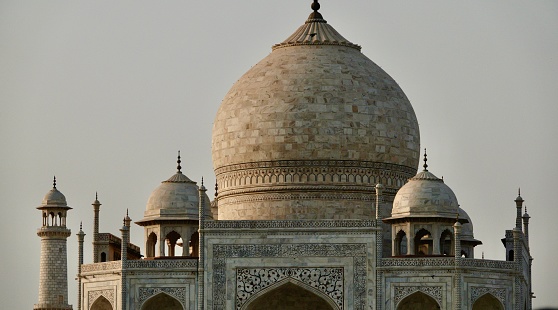 Mughal Architecture inside Lodhi Gardens, Delhi, India, Beautiful Architecture Inside the The Three-domed mosque in Lodhi Garden is said to be the Friday mosque for Friday prayer, Lodhi Garden Tomb