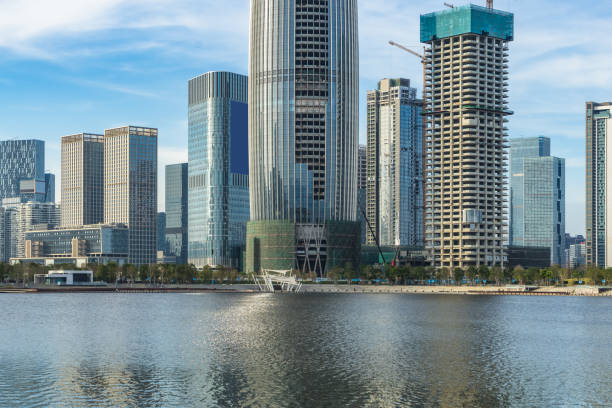 istock modern city waterfront downtown skyline,China 1392045138