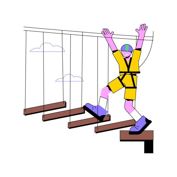 High Rope Course Icon 50+ High Rope Course Stock Illustrations, Royalty-Free Vector Graphics ...