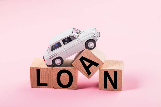 オートローンのコンセプト画像、オートローンの圧力 - car loan ストックフォトと画像