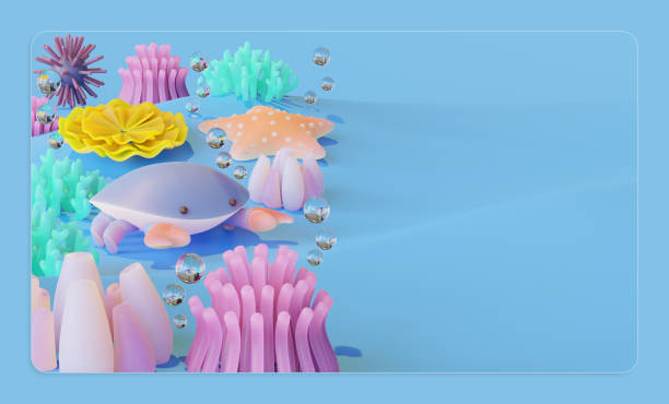 istock World Ocean Day Copy Space With Crab 3D Render Illustration 1392058548