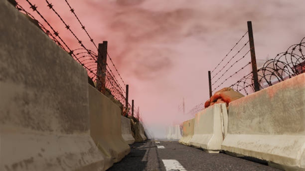 The Barbed Wire And Sandbag