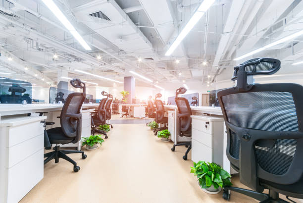 istock Modern office room interior stock photo 1392070509