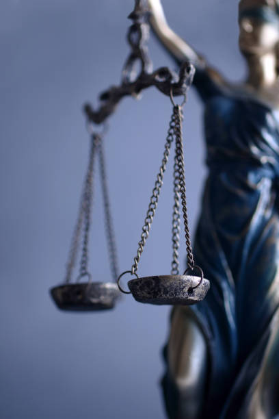 istock Close up Themis with scale .Justice Concept 1392078547