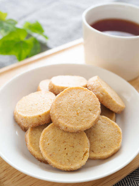 istock Nut butter cookies on a plate 1392085181