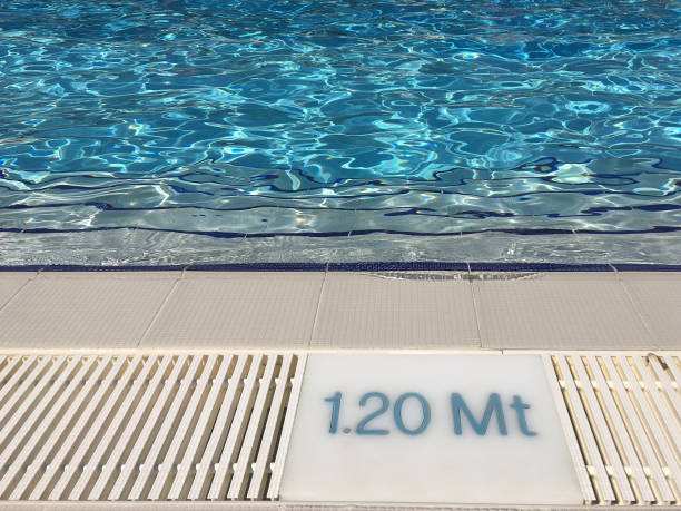 istock Water in swimming pool and deep detail 1392094124