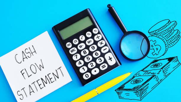 istock Cash flow statement is shown on the photo using the text 1392095954