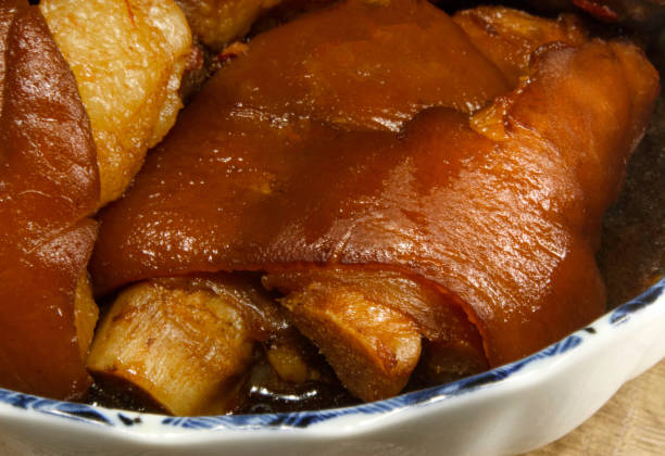 istock Taiwan traditional food: braised pork knuckle 1392097186