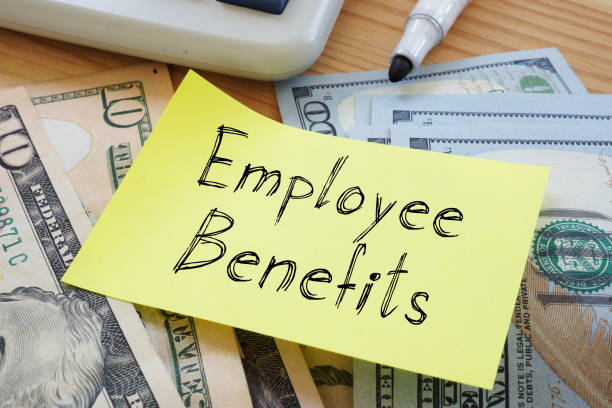 istock Employee benefits are shown on the photo using the text 1392097261