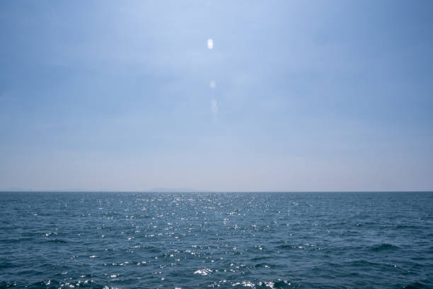 istock A sky where clouds can be seen, below is the sea 1392099157