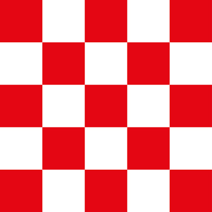 Checkered Pattern Red And White