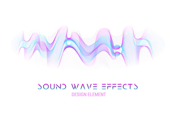 Modern sound wave equalizer. Abstract Fluid Creative Templates with Dynamic Circle Waves.Cards, Color Covers Set. Geometric design. Vector illustration on digital web color. vector art illustration
