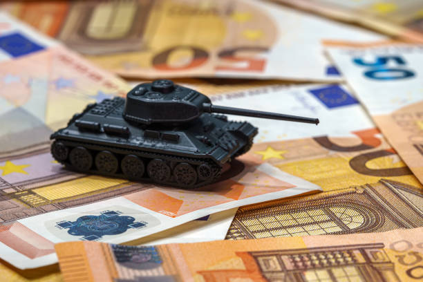 istock The concept of financing war and armaments. 1392125066