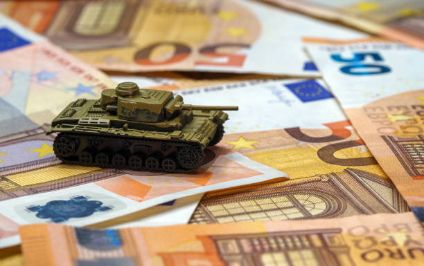 istock The concept of financing war and armaments. 1392125069
