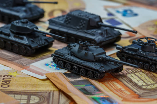 istock The concept of financing war and armaments. 1392125070