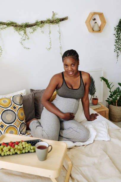 istock Girl caring about herself during pregnancy 1392125346