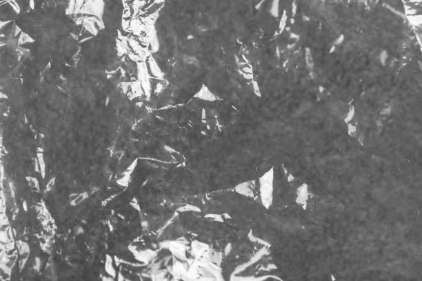 istock Close-up of cling film texture. 1392128667