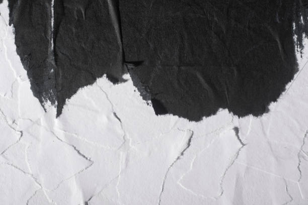 istock Texture of black and white paper. 1392128724