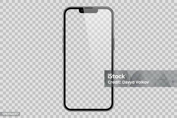 Realistic Mobile Phone Mockup App Template Isolated Stock Illustration Stock Illustration - Download Image Now