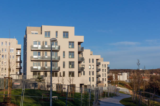 istock modern architecture residential building condominium appartments development 1392140420