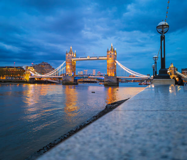 istock Tower Bridge during sunset in London Uk 1392141327