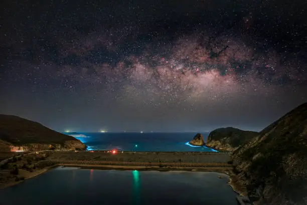 Photo of Milky Way over the famous east dam, Hong Kong