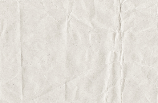 Crumpled white paper background