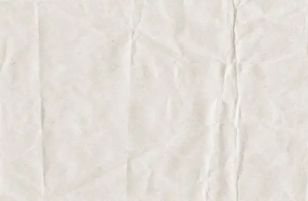 Photo of Crumpled white paper background
