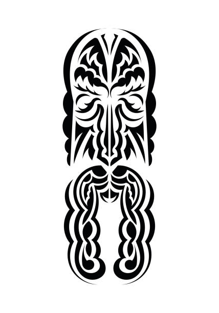 Demon Tribal Tattoos Drawing Illustrations, Royalty-Free Vector Graphics &  Clip Art - iStock