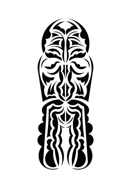 Drawing Of Demon Tribal Tattoos Illustrations, Royalty-Free Vector Graphics  & Clip Art - iStock