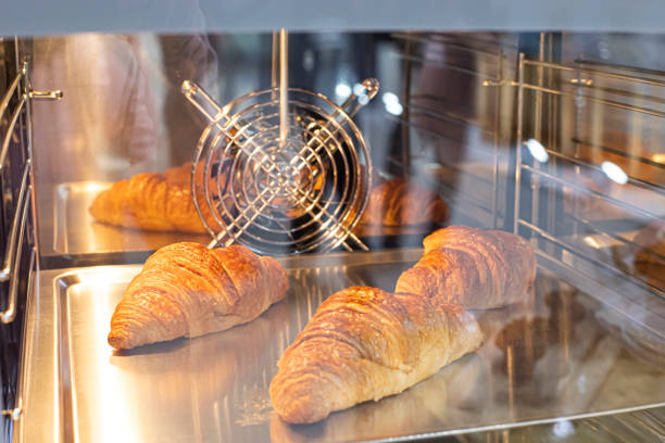 istock Croissant is baked in an oven 1392149867