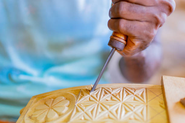 istock Wooden Hand Carvings 1392150868