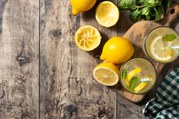 istock Glass of fresh lemonade 1392157464
