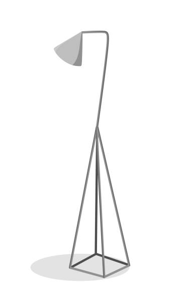 istock Modern interior furniture lamp floor Vector illustration in flat style insulated 1392159250
