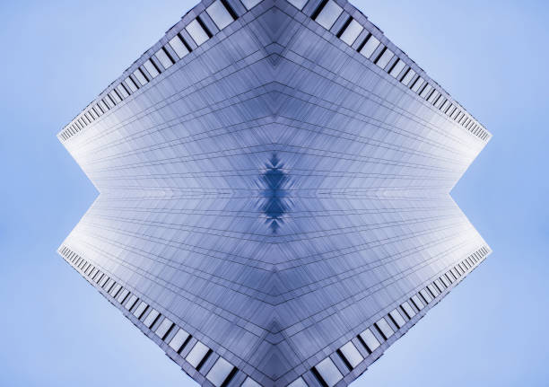 Architecture details Modern Building Glass facade Business background