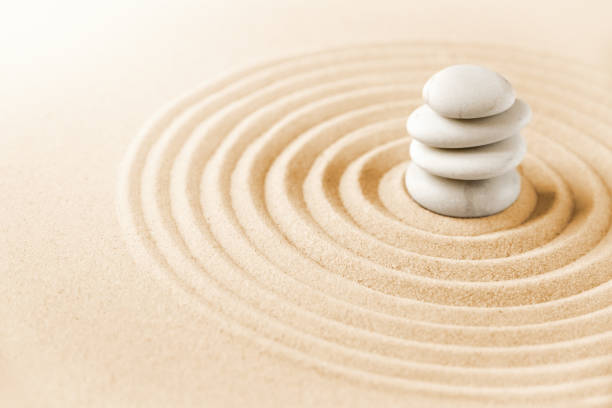 istock Zen japanese garden background 1392165164