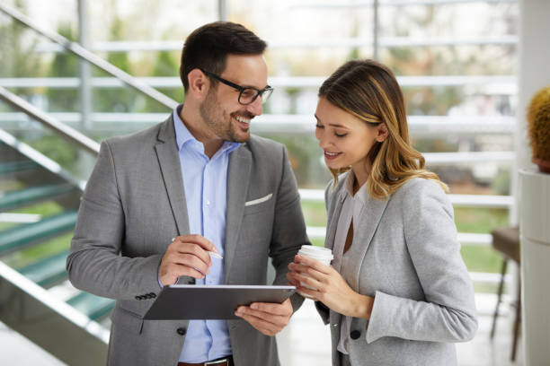 istock We run our company on teamwork and modern technology 1392169308