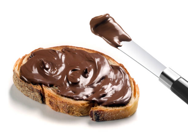 istock bread slice with chocolate cream isolated on white 1392169705