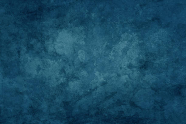 old blue background with vintage grunge paper texture or stone wall texture, distressed grungy metal, dark blue textured background