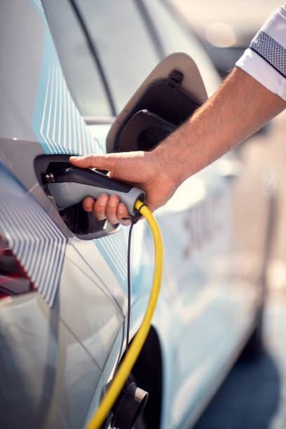 car refueling - gas station fuel pump station gasoline imagens e fotografias de stock