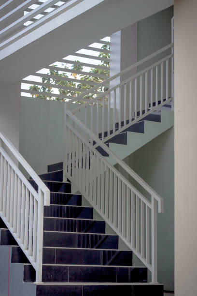istock elegant white building stairs 1392175776