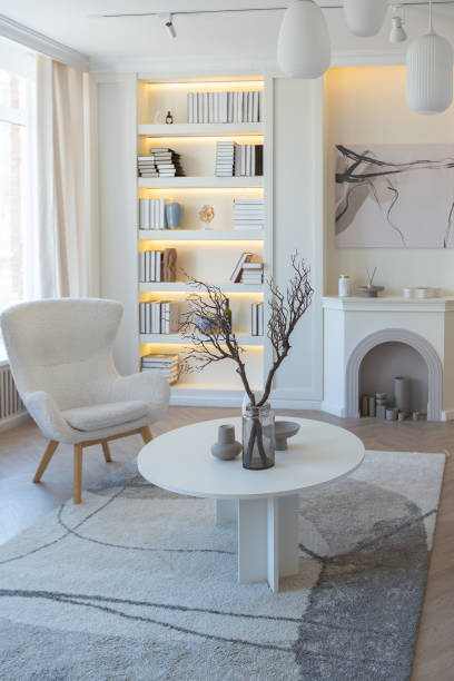 istock fashionable modern design luxury apartment in light colors. 1392178448